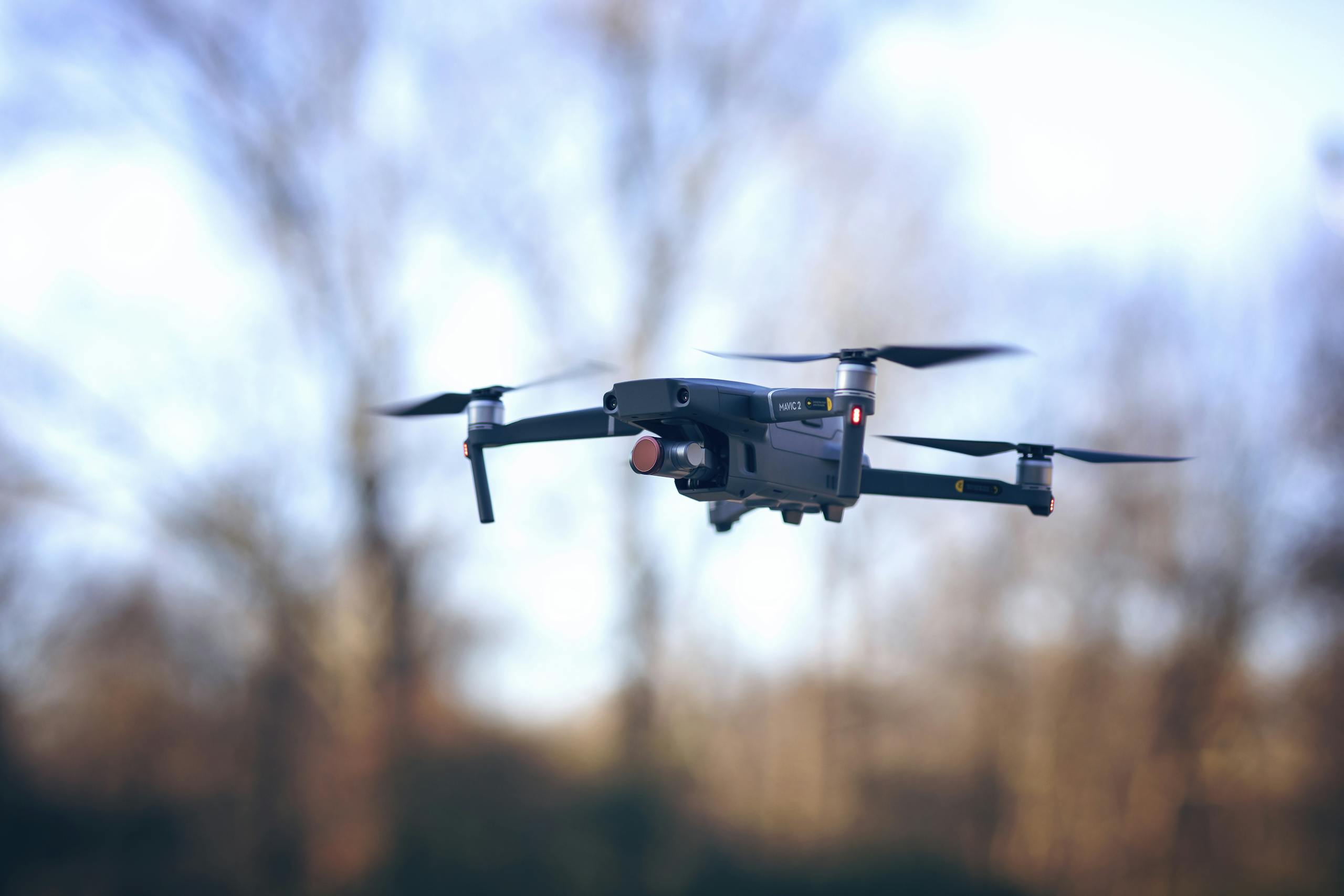 Selective Focus Photography of Quadcopter