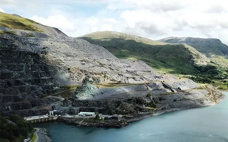 Electric Mountain, Gwynedd, aerial drone photography by Drone Site UK